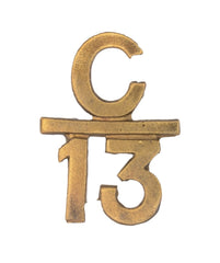 Canadian 13th (Montreal) Battalion CEF Collar Badge