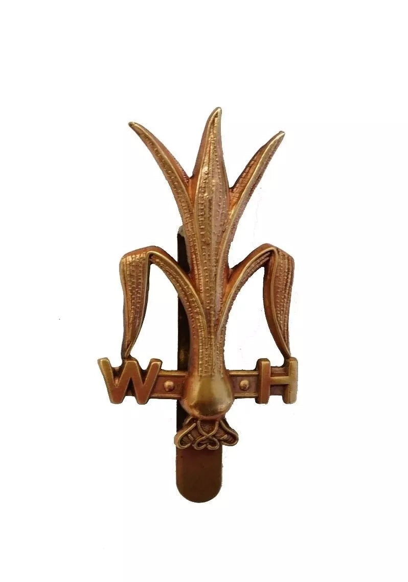 Welsh Horse Yeomanry Cap Badge Brass Metal