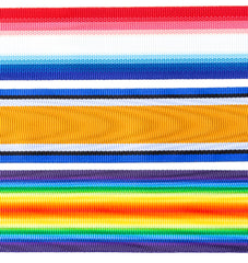 WW1 British Trio 1914-15 Star, War and Victory Medal Ribbon Select Option Sizes