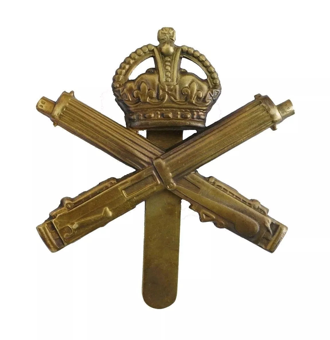 Machine Gun Corps Cap Badge Brass Metal
