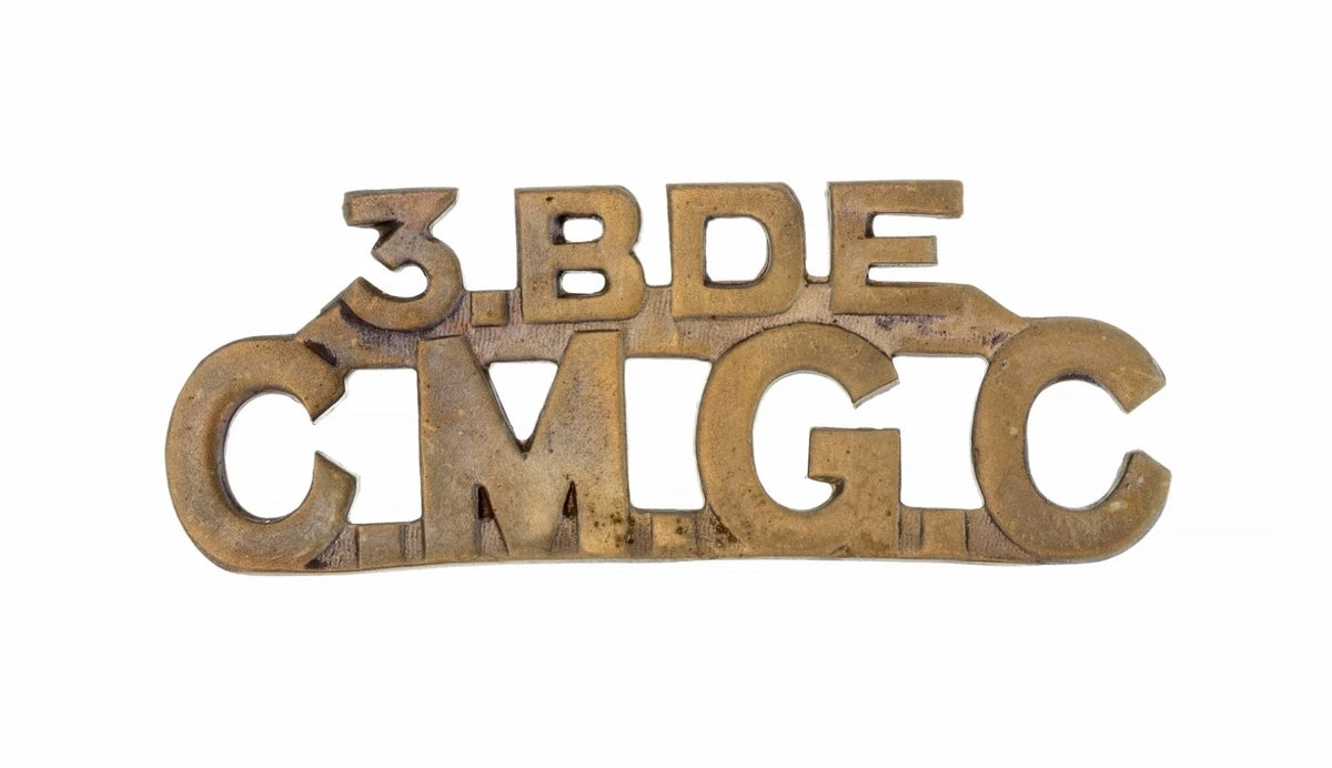 3rd Squadron Canadian Machine Gun Corps Shoulder Title