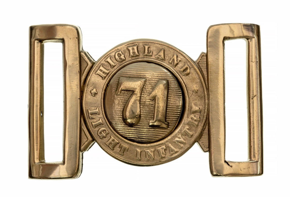 71st Highland Light Infantry Waist Belt Buckle