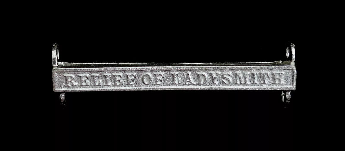 Queen South Africa Relief of Ladysmith Clasp Silver