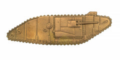 Tank Corps Sleeve Badge Brass Metal