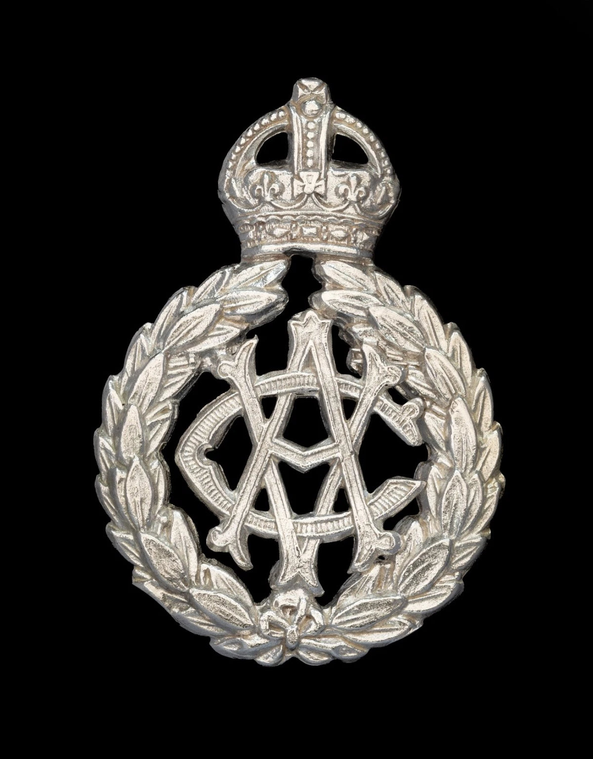 Army Veterinary Corps Cap Badge Hallmarked Silver