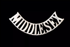 Middlesex Shoulder Title White Metal