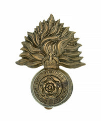 Royal Fusiliers Cap Badge Brass Metal