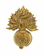Royal Fusiliers Cap Badge Brass Metal