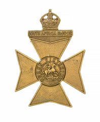 9th Queens Victoria Rifles Cap Badge Brass Metal