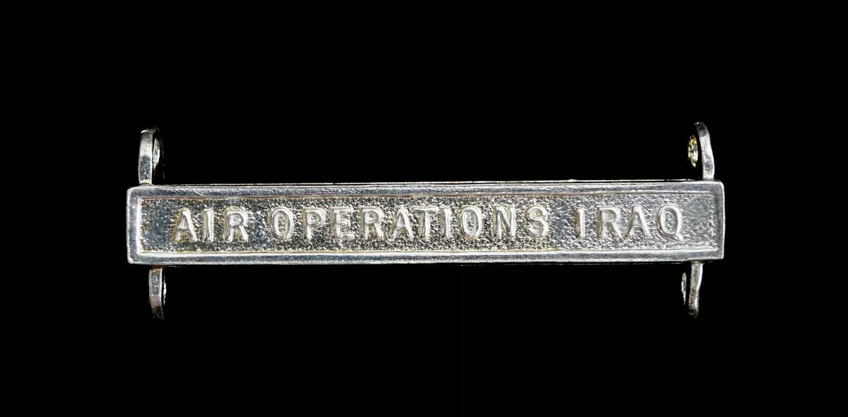 General Service Medal Air Operations Iraq Clasp Silver