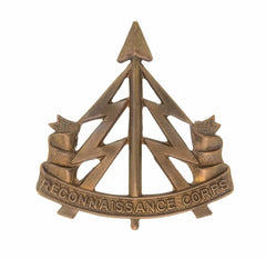 Reconnaissance Corps Cap Badge Brass Metal