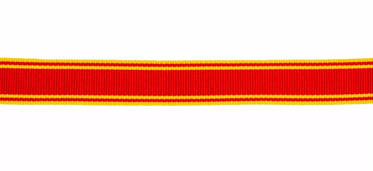 286. Fire Brigade Long Service Medal Ribbon Miniature Select Option Sizes