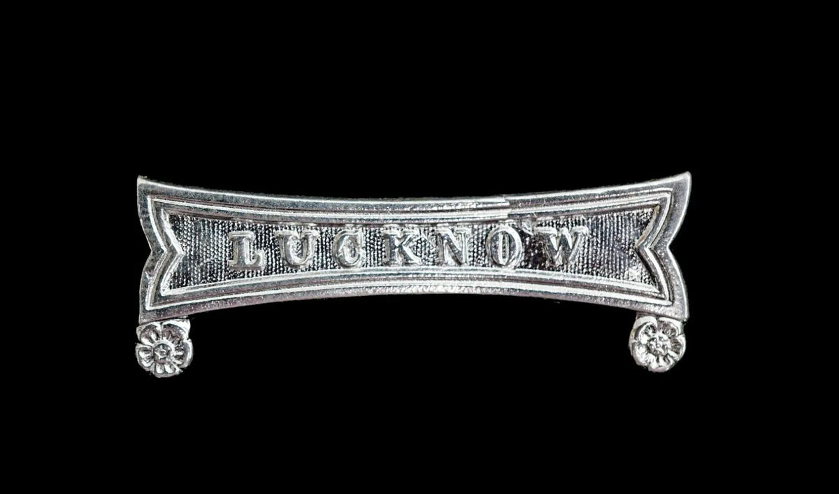 Indian Mutiny Medal Clasp Lucknow Silver