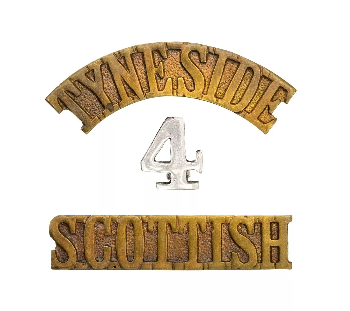 4th Tyneside Scottish Shoulder Title Bi Metal