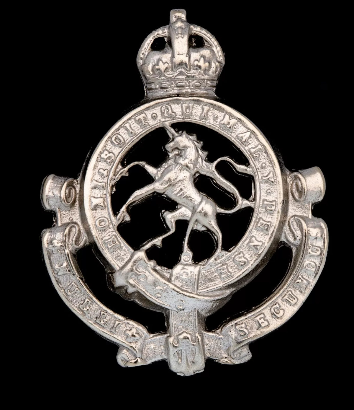 Canadian Governor Generals Horse Guards Cap Badge Hallmarked Silver