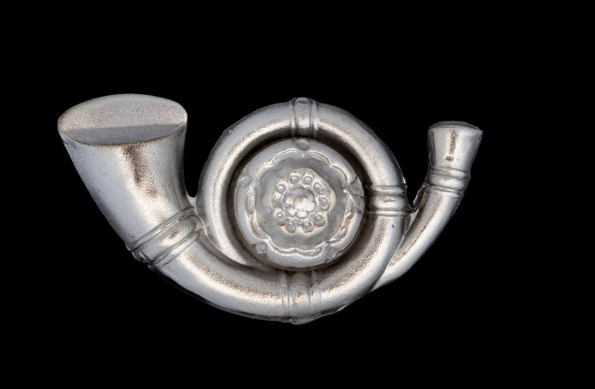 Kings Own Yorkshire Light Infantry Cap Badge Hallmarked Silver