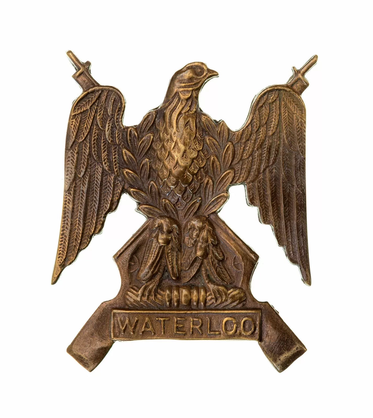 Royal Dragoons Glengarry Pouch Badge Brass Metal