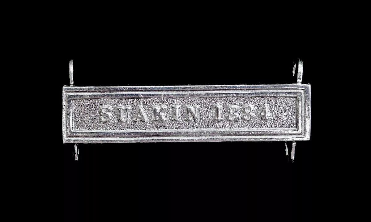 Egypt Medal Suakin 1884 Clasp Silver
