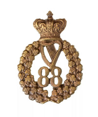 88th Connaught Rangers Regiment Glengarry Badge Brass Metal