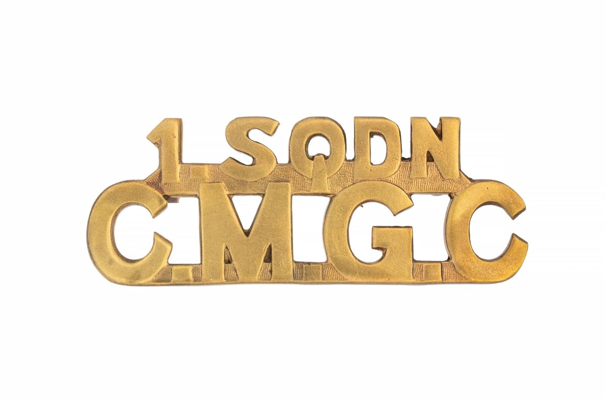 1st Squadron Canadian Machine Gun Corps Shoulder Title