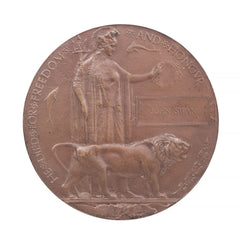 WW1 Memorial Plaque John Swan Original
