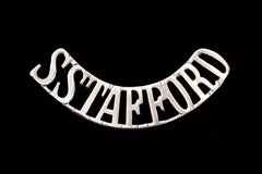 S.Stafford Shoulder Title White Metal