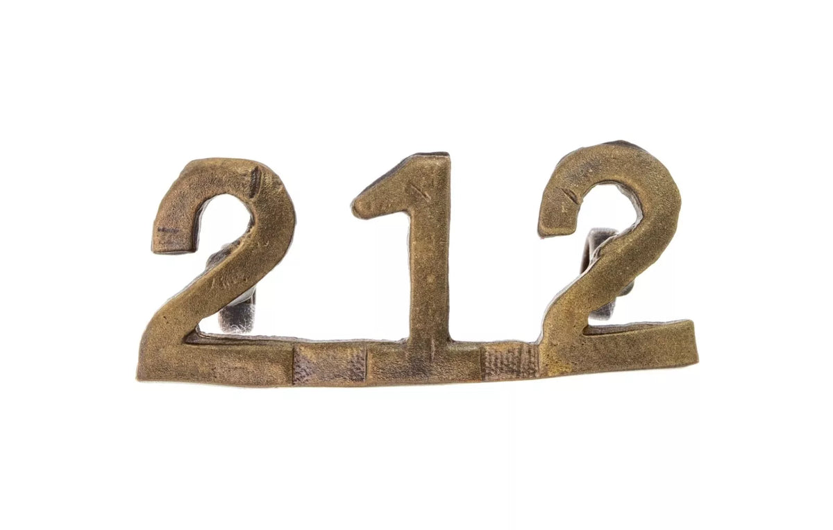 Canadian 212th (Winnipeg Americans) Battalion CEF Shoulder Title