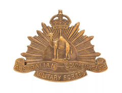 Australian Commonwealth Military Forces Camel Cap Badge