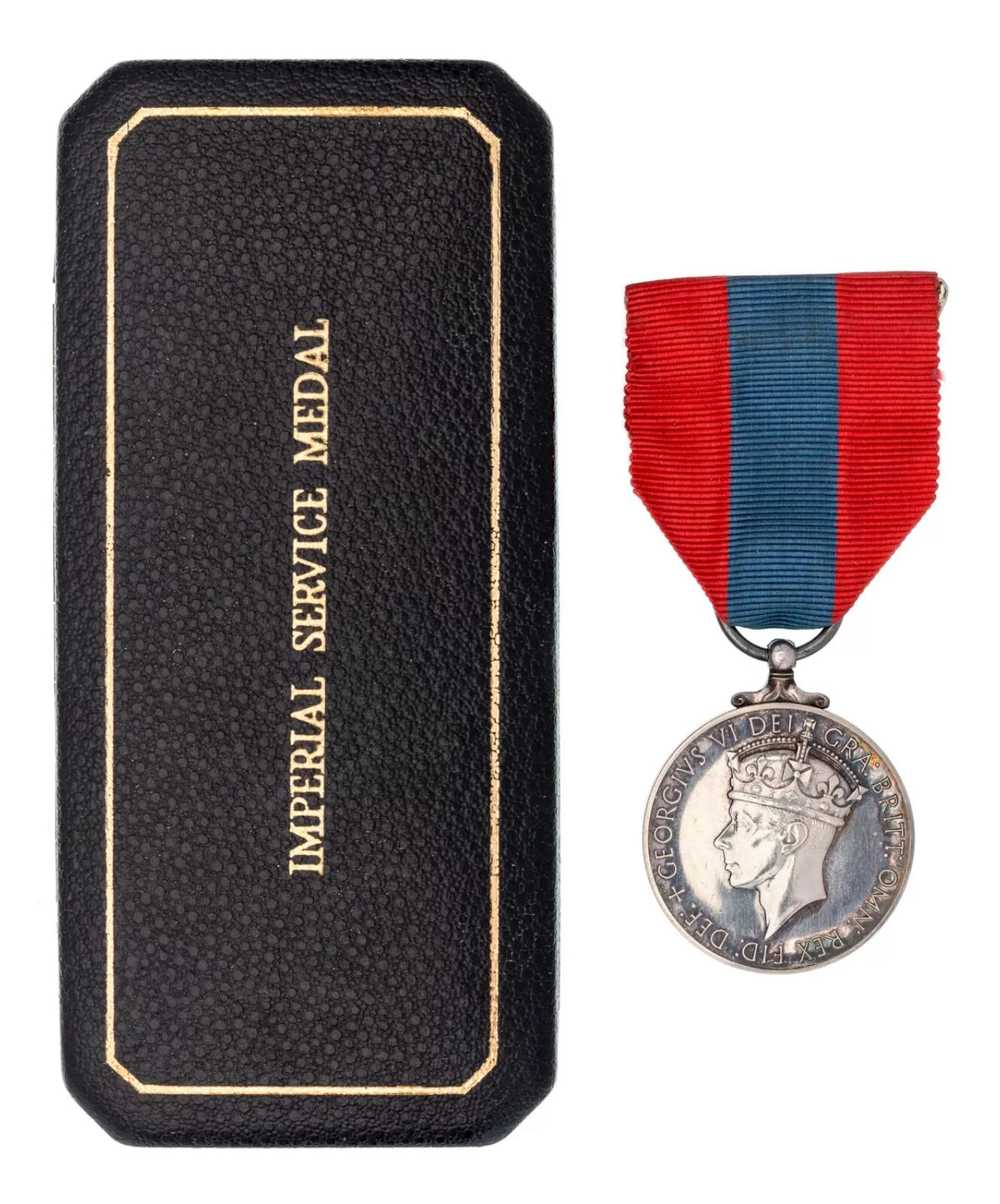 WW2 Imperial Service Medal WILLIAM EDWARD WILLIAMS in Case