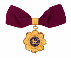 Order of British India Neck Badge 2nd Class 1st Type in Gold and Enamels