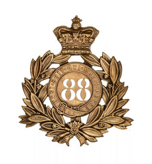 88th Connaught Rangers Regiment Last Shako Plate Brass Metal