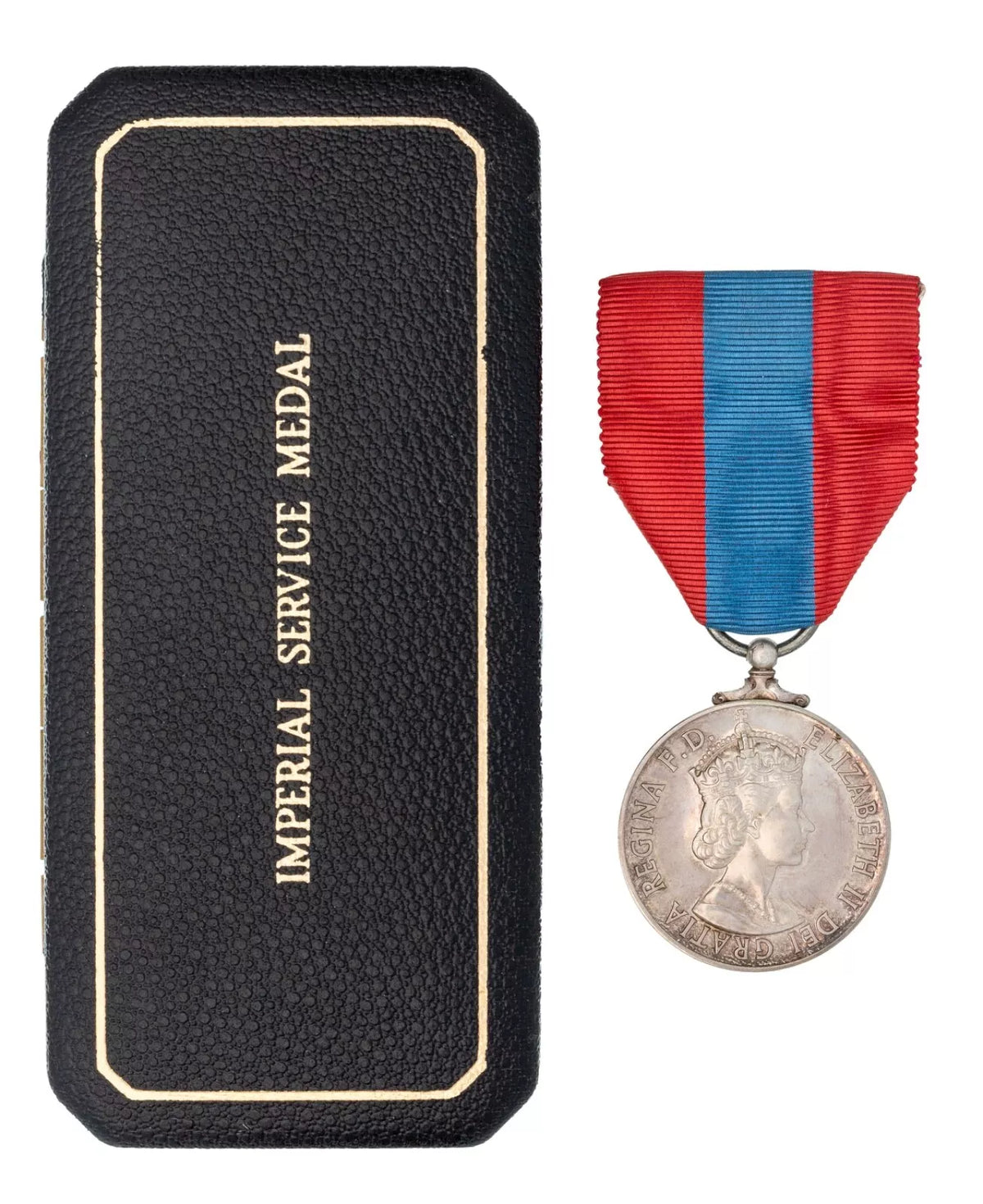 Elizabeth II Imperial Service Medal JAMES CULROSS in Case