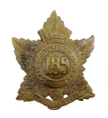 185th Cape Breton Highlanders Canadian Badge Brass Metal