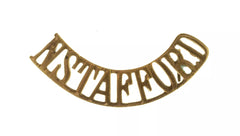 N.Stafford Shoulder Title Brass Metal