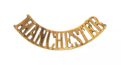 Manchester Shoulder Title Brass Metal