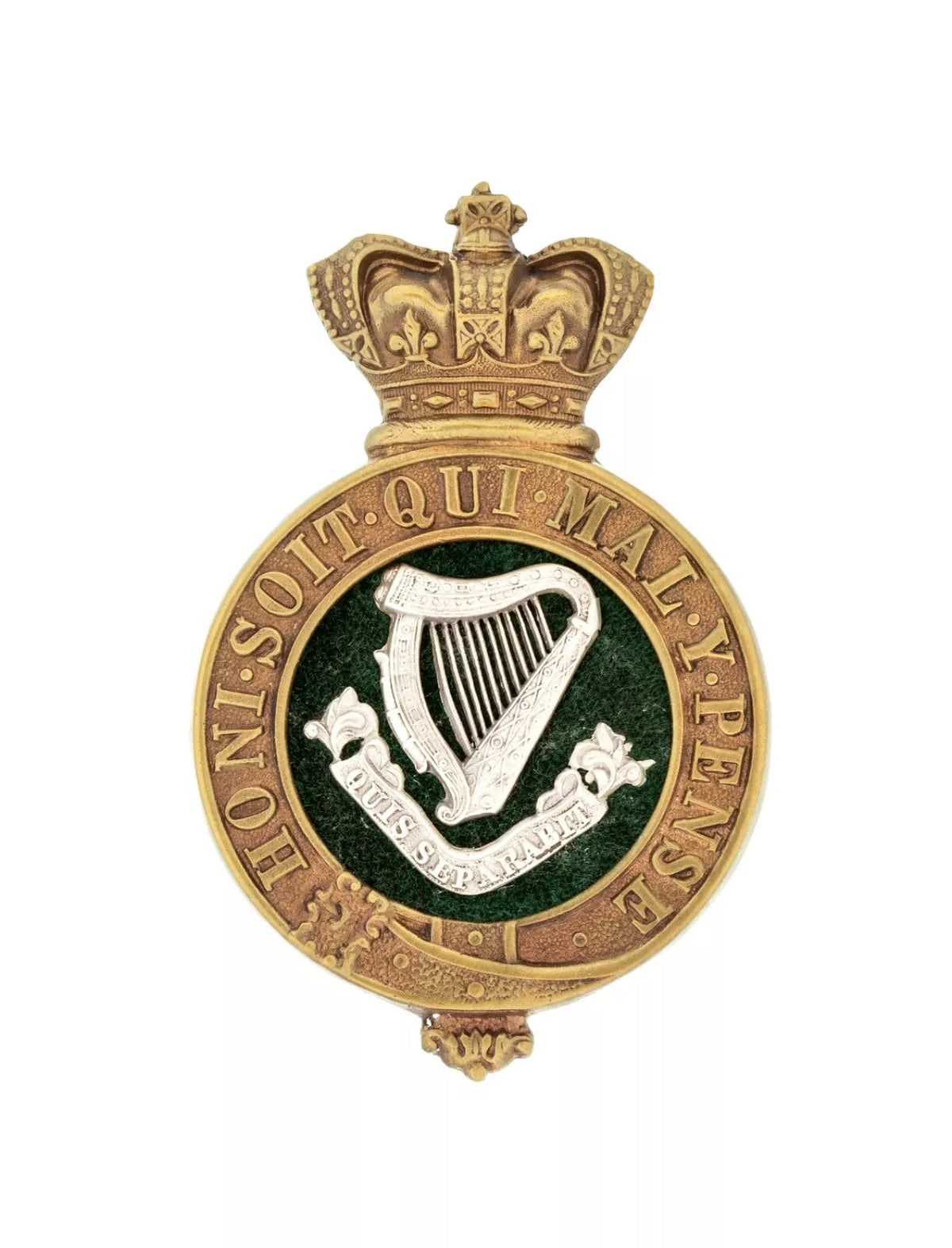 Connaught Rangers Officers Glengarry Badge – Intmilitaria