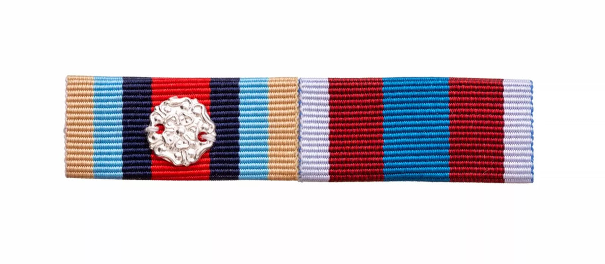 Operational Service Medal for Afghanistan & Rosette, Platinum Jubilee Ribbon Bar