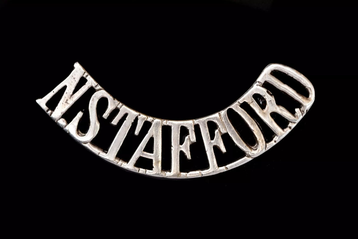 N.Stafford Shoulder Title White Metal