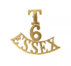 T.6 Essex Shoulder Title Brass Metal