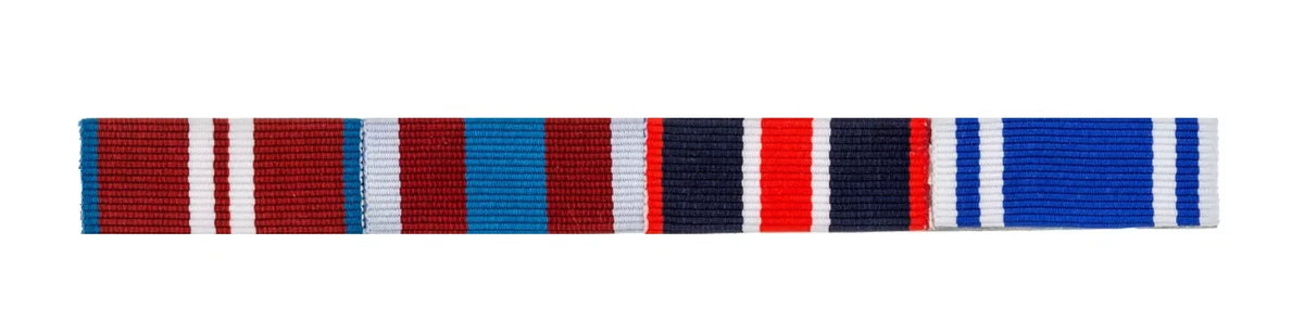Queens Jubilee, Diamond Platinum, Kings Coronation & Police LSGC Ribbon Bar