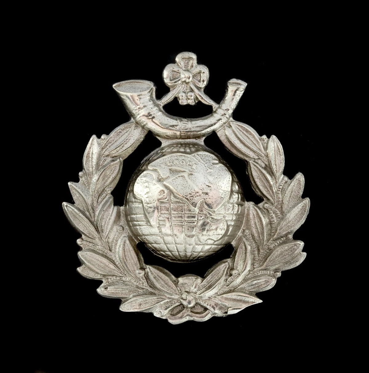 Royal Marine Light Infantry Cap Badge Hallmarked Silver