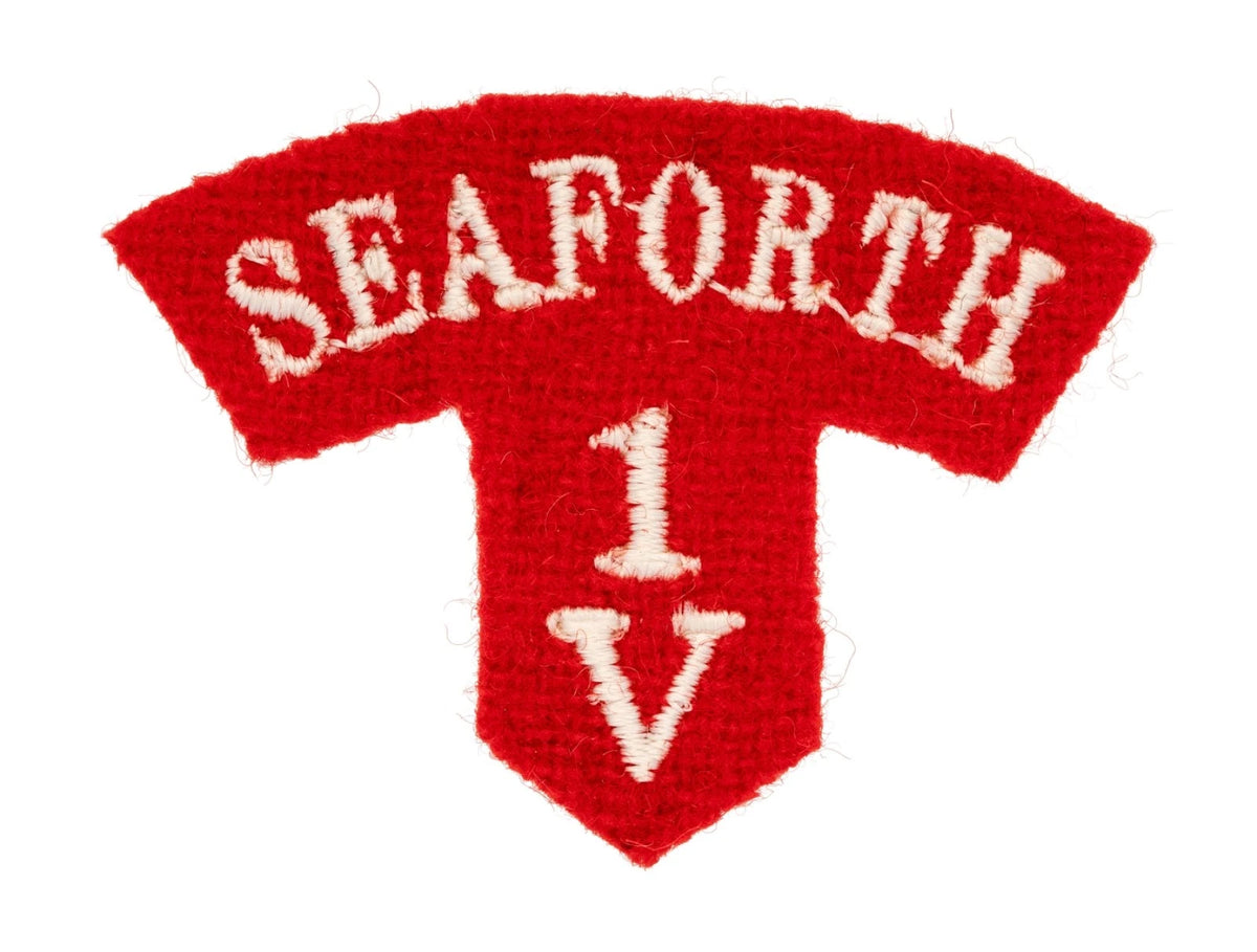 1st Volunteers Battalion Seaforth Highlanders Cloth Shoulder Title Badge