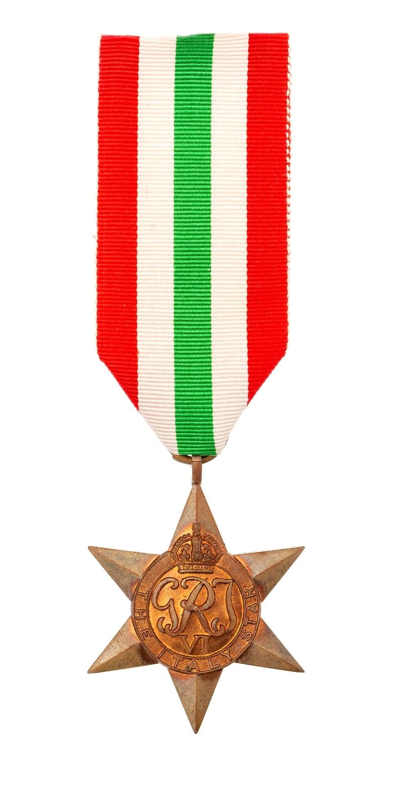 WW2 British Italy Star Medal Original