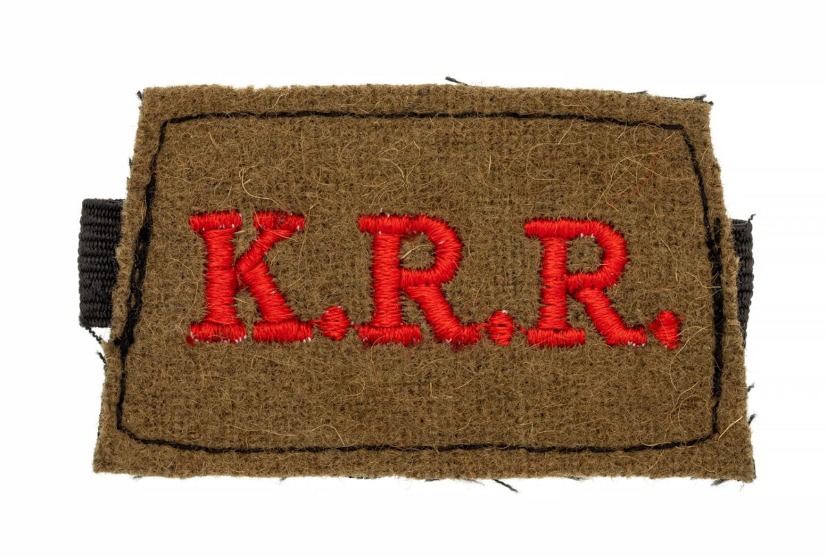 Kings Royal Rifle Corps Slip on Shoulder Title