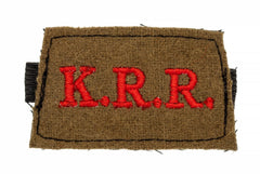 Kings Royal Rifle Corps Slip on Shoulder Title