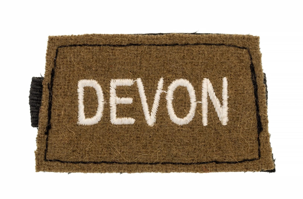 Devonshire Regiment Slip on Shoulder Title