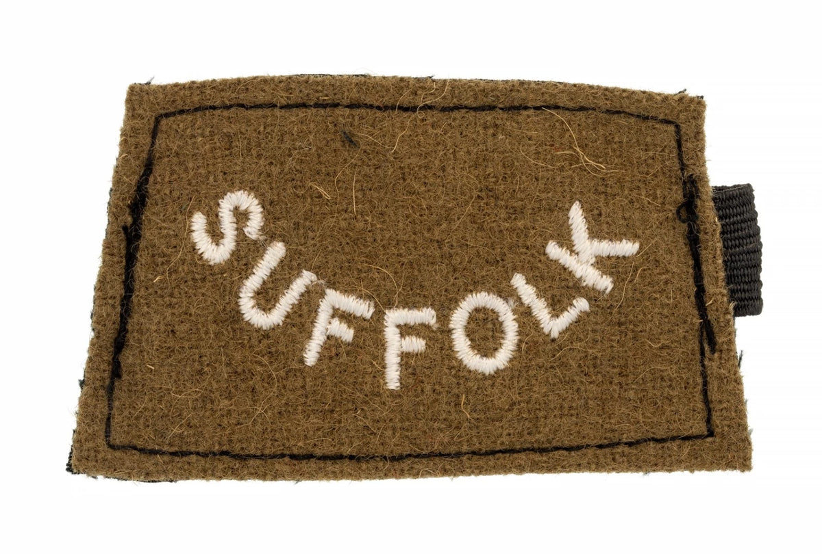 Suffolk Regiment Slip on Shoulder Title