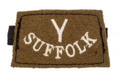Suffolk Yeomanry Slip on Shoulder Title