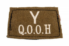 Queens Own Oxfordshire Hussars Yeomanry Slip on Shoulder Title