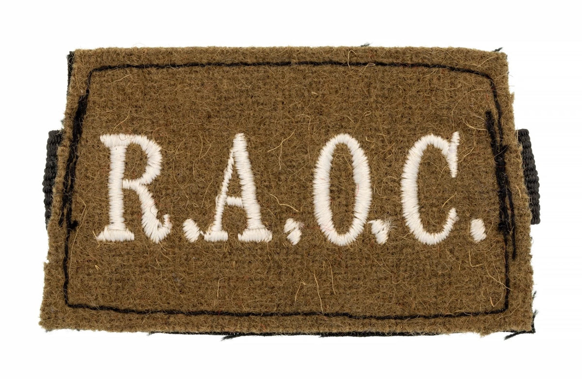 Royal Army Ordnance Corps Slip on Shoulder Title
